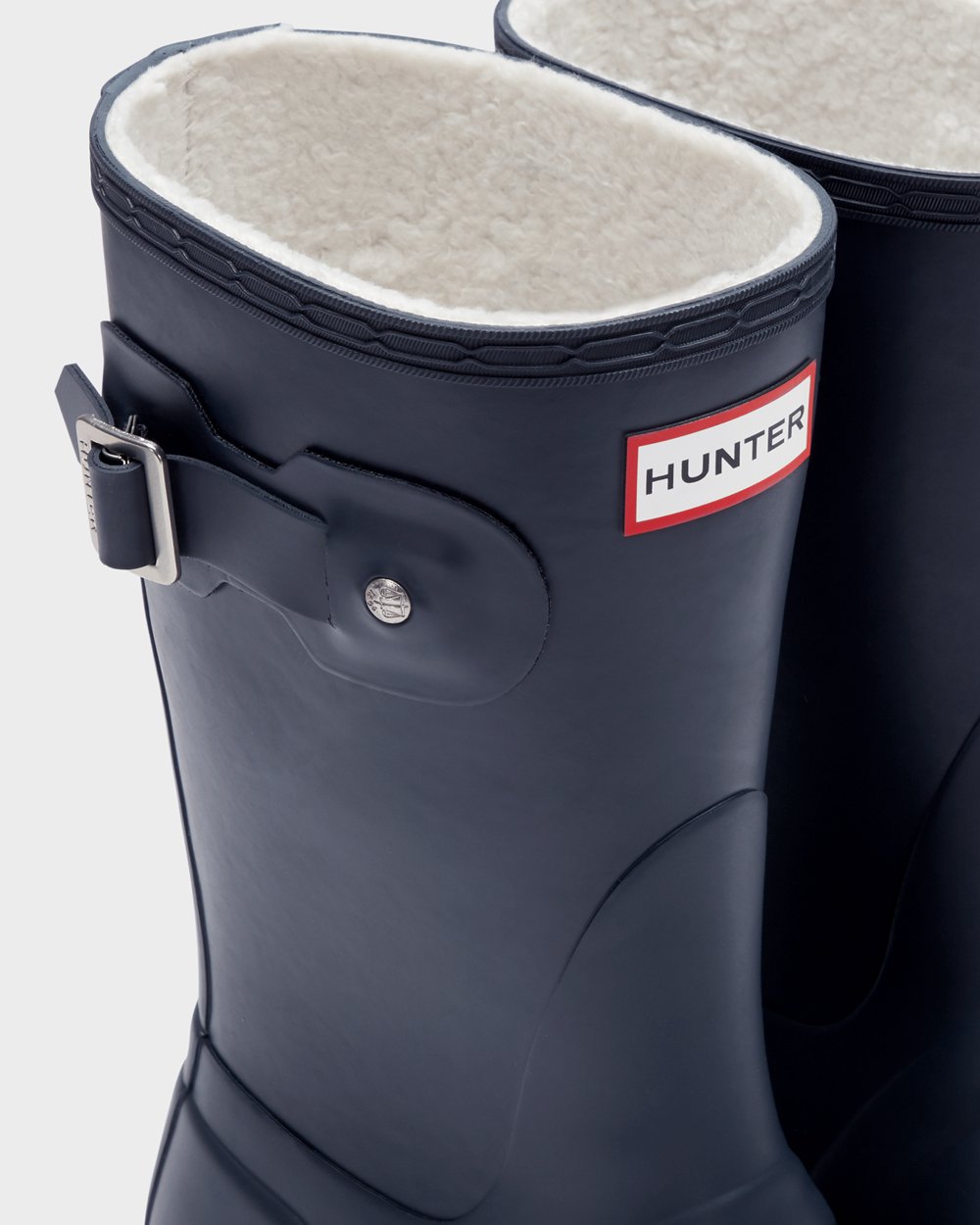 Galochas Curtas Hunter Feminina Azul Marinho - Original Insulated - 23DJLMIZX
